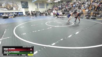 138 lbs Champ. Round 3 - Islam Almazbekov, University vs Enzo Guerra, Tesoro