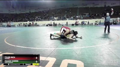 6A-285 lbs Semifinal - Mason Harris, Sand Springs vs Tyler Rich, Owasso