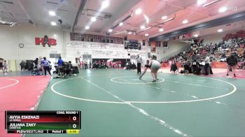 190 lbs Cons. Round 1 - Juliana Zaky, Cerritos vs Avyia Eskenazi, La Serna