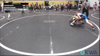 80 lbs Quarterfinal - Cooper Ross, Ponca City Wildcat Wrestling vs Jackson Parker, Standfast