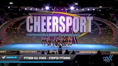Python All Stars - Striped Pythons [2021 L1 Youth - Medium Day 2] 2021 CHEERSPORT National Cheerleading Championship