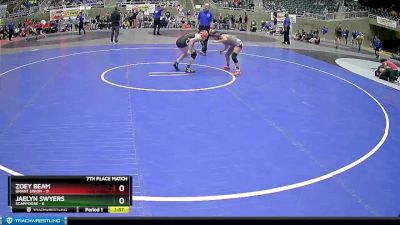 112 lbs Finals (8 Team) - Jaelyn Swyers, Scappoose vs Zoey Beam, Grant Union