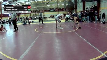 120 lbs Champ. Round 3 - Michael Batista, Blair Academy vs Allen Woo, Montini Catholic