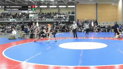 114 lbs Quarterfinal - Ava Gamberdella, Branford vs Faith Almeida, Skowhegan