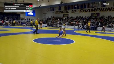 109 lbs Round Of 32 - Jantz Greenhalgh, Carbon (UT) vs Tyler Sweet, Clovis North