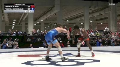74 lbs Quarters - Quincy Monday, New Jersey RTC/ Titan Mercury Wrestling Club (TMWC) vs Terrell Barraclough, Brunson UVRTC