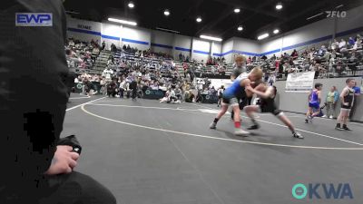 70 lbs Quarterfinal - Kaedyn Gerken, Stroud Youth Wrestling Club vs Gage McElfresh, Shelton Wrestling Academy