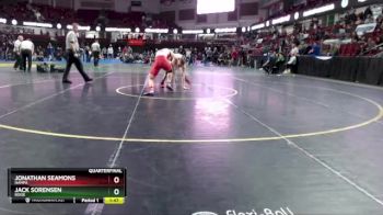170 lbs Quarterfinal - Jonathan Seamons, Nampa vs Jack Sorensen, Boise