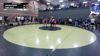 102 lbs Quarterfinal - Anamollie Bates, 208 Spartan WC vs Avery Moss, Shelley Mat Club