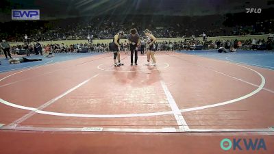 150 lbs Quarterfinal - Jyntri Standeford, Dark Cloud Wrestling Club vs Lilian Williams, Tulsa Blue T Panthers