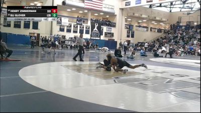 133 lbs Consi Of 32 #2 - Henry Zimmerman, Southern Regional vs Eli Glover, Lower Cape May
