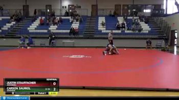 133 lbs Semifinal - Justin Stauffacher, Augsburg vs Carson Sauriol, Dubuque