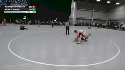 157 lbs Cons. Sub-rd Of 16 - Montgomery Willison, Legacy Wrestling Center vs Micah Portivent, Georgia