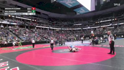 G130-4A 1st Place Match - Eila Schultz, Severance Girls vs Brooklyn Glende, Sedgwick County/Fleming Girls Girls