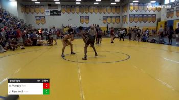132 lbs Consi Of 16 #1 - Alfonso Vargas, Tiger Wrestling Club vs Jagdesh Persaud, Team Kombat