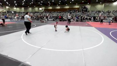 37 lbs Consi Of 8 #1 - Zayden Lebow, Truckee WC vs Brielle Cablay, Total Kaos