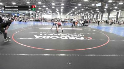 90 lbs Rr Rnd 2 - Aiden Castelli, NC Blue - MS vs Caiden Crusen, Team Shutt - MS