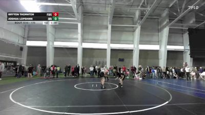 170 lbs Quarterfinal - Bryton Thornton, Payson Lion Wrestling Club vs Joshua Lopshire, Aviator Wrestling Academy