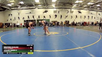 174 Freshman/Soph Quarterfinal - Brayden Kuhling, Mount St Joseph vs Steven Green II, Slippery Rock