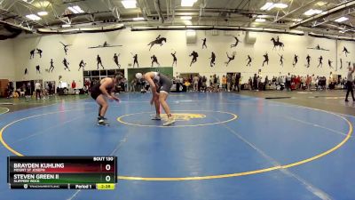 174 Freshman/Soph Quarterfinal - Brayden Kuhling, Mount St Joseph vs Steven Green II, Slippery Rock