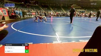 89 lbs Consi Of 4 - Walker Vieyra, Kansas Young Guns vs Alex Hall, Greater Heights Wrestling