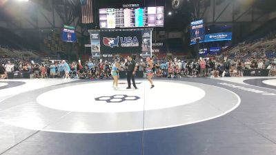 110 lbs Champ. Rd Of 16 - Sarissa Tucker, Virginia vs Ayda Miller, Wisconsin