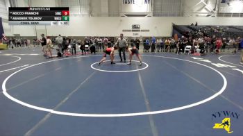 128 lbs Cons. Semi - Asadbek Tolibov, Wolf Wrestling Club (Long Island) vs Rocco Franchi, 5th Round Wrestling Club