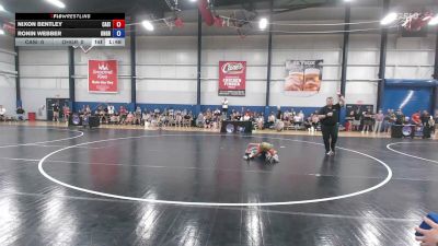 75 lbs Nixon Bentley, California Silver vs Ronin Webber, Ohio Grey