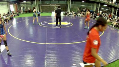 140 lbs Sophia Antonio, Ohio Gray vs Aeryn Cox, California Red