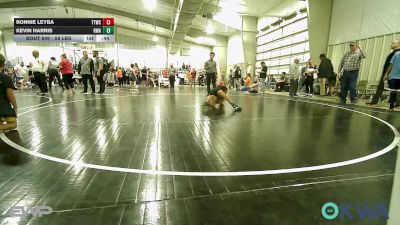 58 lbs Semifinal - Ronnie Leyba, Team Tulsa Wrestling Club vs Kevin Harris, HURRICANE WRESTLING ACADEMY