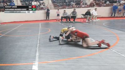 75_B lbs Consi Of 8 #1 - Oakley Leese, Dover vs Alexander Bramer-Kuntz, Franklin Regional