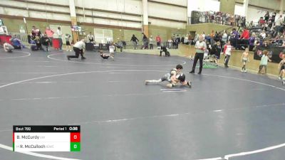 62 lbs Cons. Round 2 - Ryan McCulloch, Idaho Gold Wrestling Club vs Bronson McCurdy, Uintah Wrestling