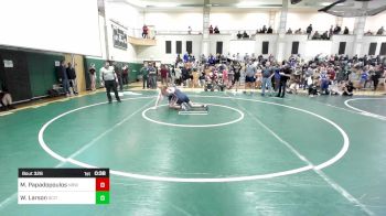 165 lbs Consi Of 16 #1 - Micah Papadopoulos, Norwood vs Will Larson, Scituate