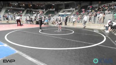 83 lbs Consi Of 8 #2 - Ember Bloxham, Salina Wrestling Club vs Emiliano Goforth, Bartlesville Wrestling Club