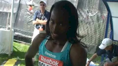 Shalonda Solomone Post Race- 2009 Reebok Grand Prix