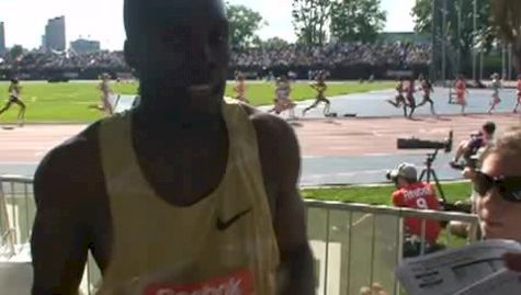 LaShawn Merritt Post Race- 2009 Reebok Grand Prix
