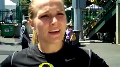 Brianne Theisen, UO - 100H 4th, #1 Hep in NCAA