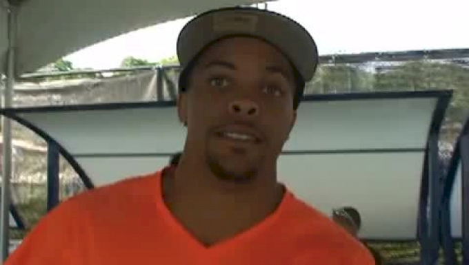 Wallace Spearmon Post Race- 2009 Reebok Grand Prix