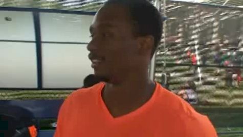 Michael Frater Post Race- 2009 Reebok Grand Prix