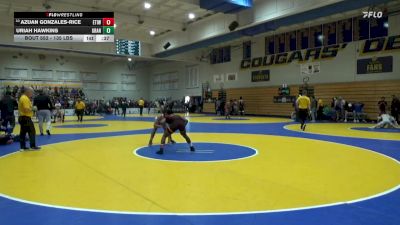 135 lbs Consi Of 16 #2 - Azuan Gonzales-Rice, Etiwanda vs Uriah Hawkins, Granite Hills-El Cajon