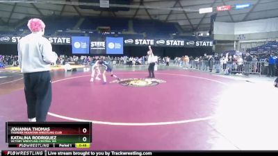 100 lbs Cons. Round 4 - Johanna Thomas, Thunder Mountain Wrestling Club vs Katalina Rodriguez, Victory Wrestling-Central WA