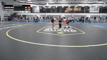 165 lbs 3rd Place Match - Landon Irvin, Ohio Northern vs Race Eckles, Albion