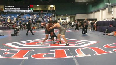 285 lbs Consi Of 16 #1 - Fred Toney, GA vs William Rumenser, SC