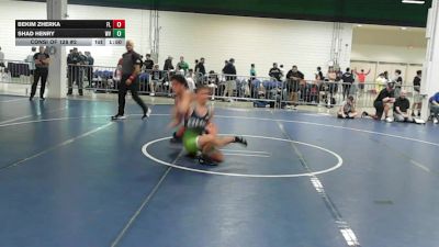 132 lbs Consi Of 128 #2 - Bekim Zherka, FL vs Shad Henry, WV