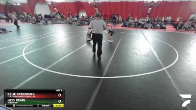 70-75 lbs Round 3 - Heidi Pearl, Wisconsin vs Kylie Kinserdahl, Top Dawgs Wrestling Club