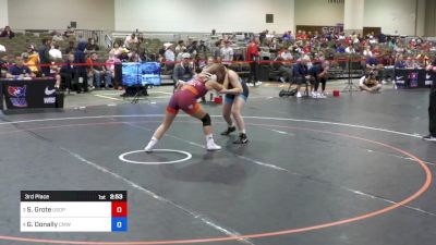 72 kg 3rd Place - Skylar Grote, USOPTC/ TMWC vs Gretchen Donally, Colorado Mesa Wrestling Club