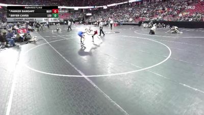 D2-120 lbs Champ. Round 1 - Bryer Caves, Lodi vs Parker Bangart, Mayville