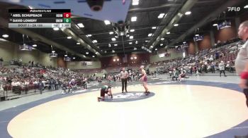 2A 106 lbs Champ. Round 1 - Abel Schupbach, North Summit vs David Lowery, Utah Military Academy Camp Williams