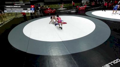 110 lbs Semis - Priseya Ornelas vs Tessa Fortenbaugh, Canyon High School Wrestling