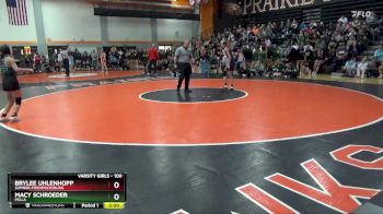 100 lbs Cons. Round 1 - Macy Schroeder, Pella vs Brylee Uhlenhopp, Sumner-Fredericksburg